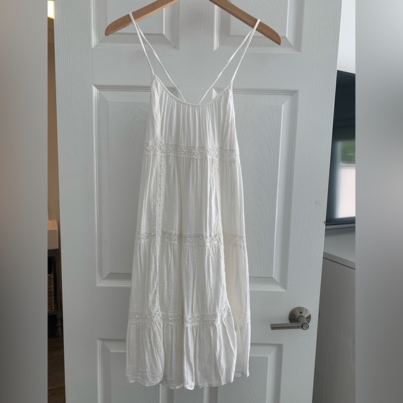 Lucky Brand Lace Tiered Mini Dress - Picture 5 of 7